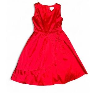 Satin Red Formal Dress